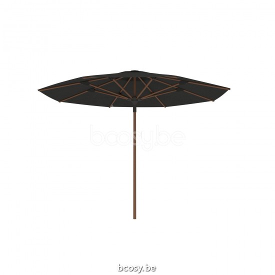 Garten.ag Brandstores Jardinico24 AMALFI Ampelschirm Mittelstocksonnenschirm Mittelstockschirm Teleskopschirm-300XR-Ø3-A12-C208.