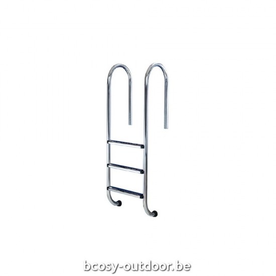 Flexinox Zwembadladder Muur AISI 316 anti-slip 3 treden PPG 3059026559.