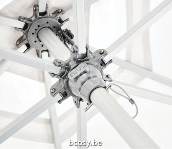 TUUCI centrale mast paal aluminium parasols.