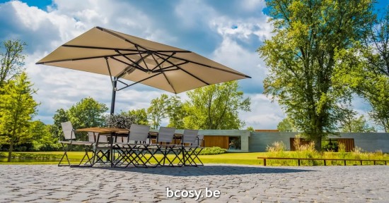 TUUCI centrale mast paal aluminium parasols.