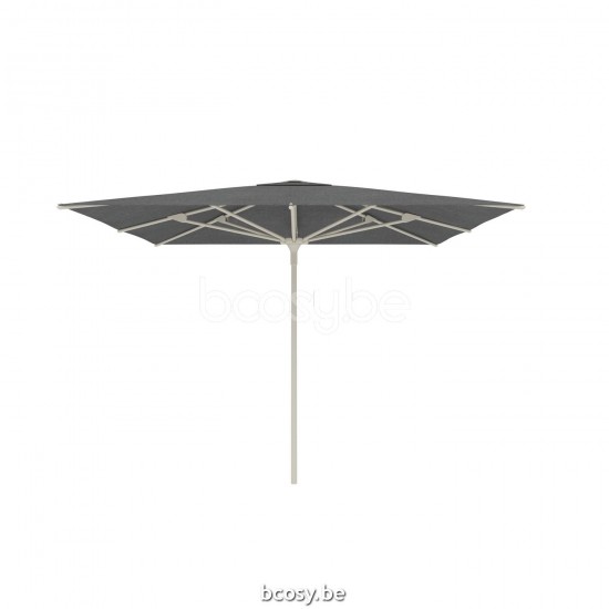 Jardinico AMALFI 300x300 Square Central Pole Centerpost Parasol Umbrella 3x3 Pole Mast Post Linen Powder Coated Aluminium| Canopy-fabrics Steel Sunbrella.