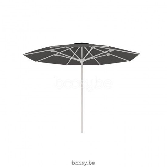 Jardinico AMALFI 300XR Round Central Pole Centerpost Parasol Umbrella Pole Mast Post White Powder Coated Aluminium| Canopy-fabrics Night Sunbrella.