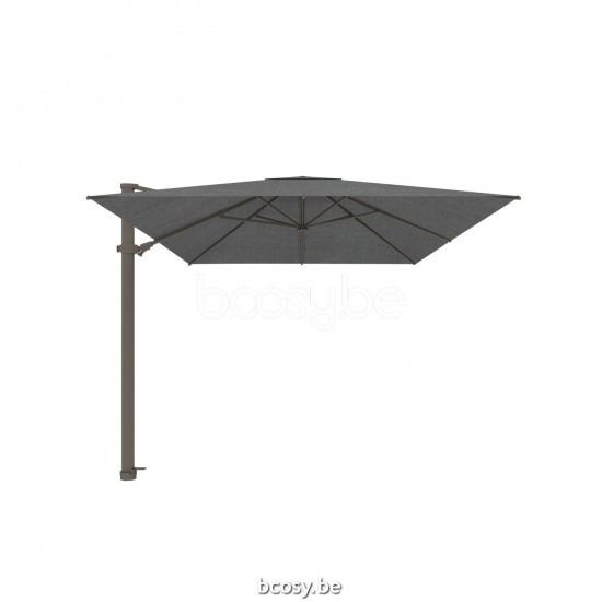 Jardinico ANTEGO 200x300 Rectangular Sidepost Cantilever Free Pole Mast Floating Parasol 2x3 Pole Mast Post lava| Canopy-fabrics Steel Sunbrella.