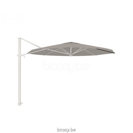 Jardinico ANTEGO 350XR Round Sidepost Cantilever Free Pole Mast Floating Parasol Ø3,5 Pole Mast Post White Powder Coated Aluminium| Canopy-fabrics Cloud Sunbrella.