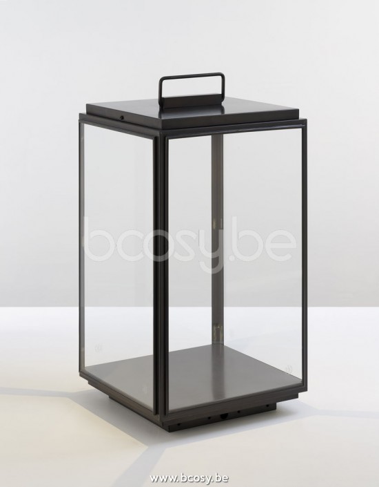 Tekna Nautic Ilford Floor On Battery-2700K dark bronze-clear glass.