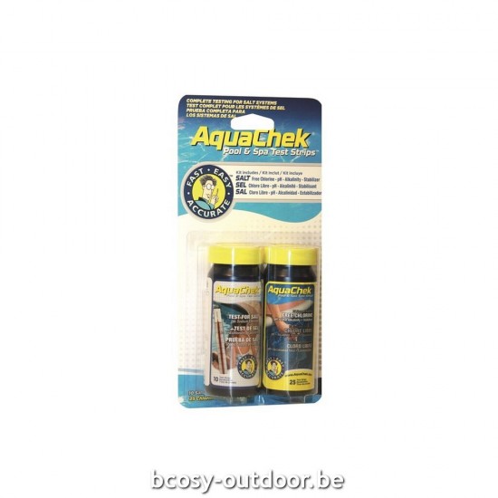 Discount bij Bcosy op AquaChek Zwembadwater testkit Witte zoutstrips.
