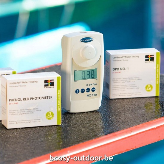 Lovibond Fotometer MD110, 4in1 Tester zwembadwaterkwalteit.