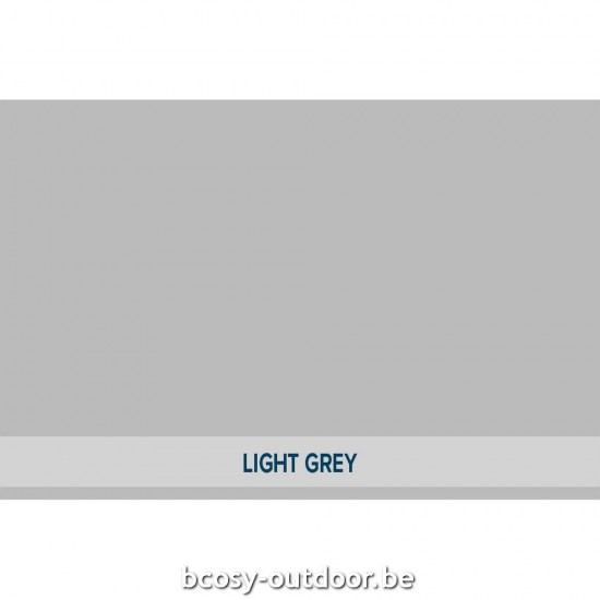 Discount bij Bcosy op Haogenplast Uni color - Licht grijs 1,65m.