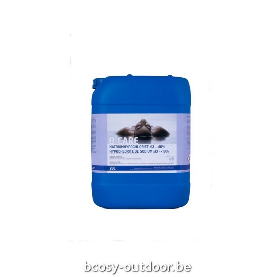 Promo actie bij Bcosy op B-Care Natrium Hypochloriet 47/50 - 20L.