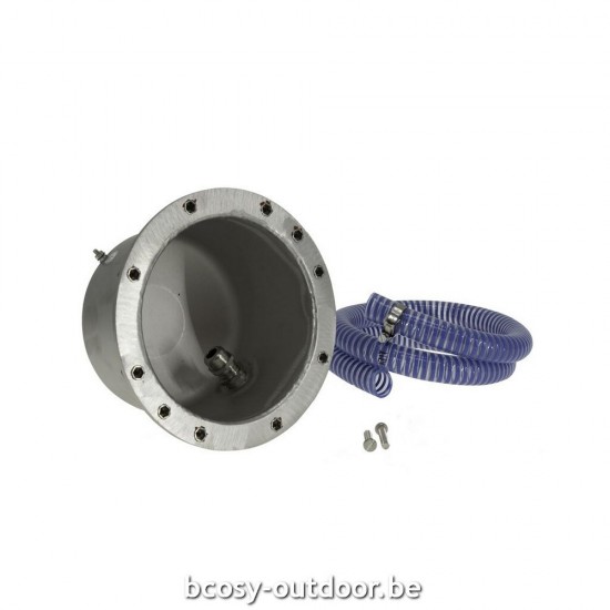 Promotie bij Bcosy op EVA Optic RVS inbouwbehuizing voor beton- en linerzwembaden.