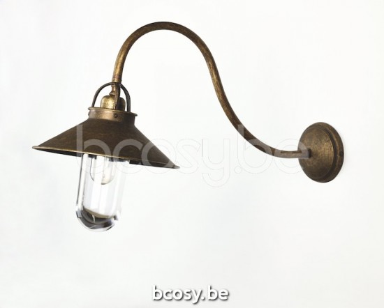 Marckdael outdoor wandlamp Billiardo-Biliardo Marckdael 51124-70-25-AS-OUT Billiardo antiek brass outdoor wandlamp H 38cm VVD VDV Verlichtin.