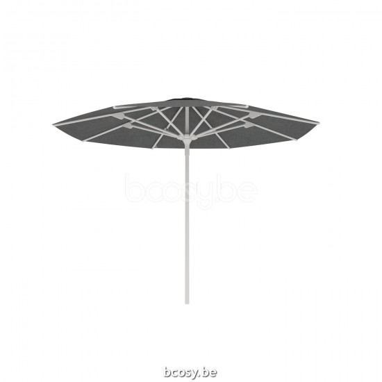 Jardinico AMALFI 300XR Parasol Ombrelle Droit À Mât Central Rond Mât Aluminium Thermolaqué En Blanc Mat| Toile-tissu Steel Sunbrella.