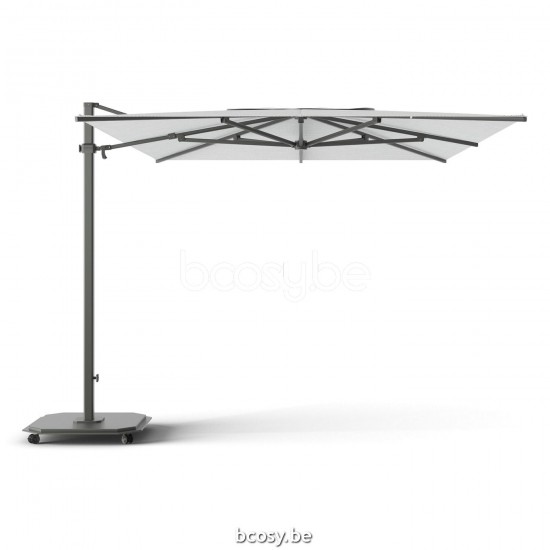 Jardinico JCP402 300x425 Rechteckiger Freiarmschirm Anthrazit Mast Stoff Ice Sunbrella Plus Marine.