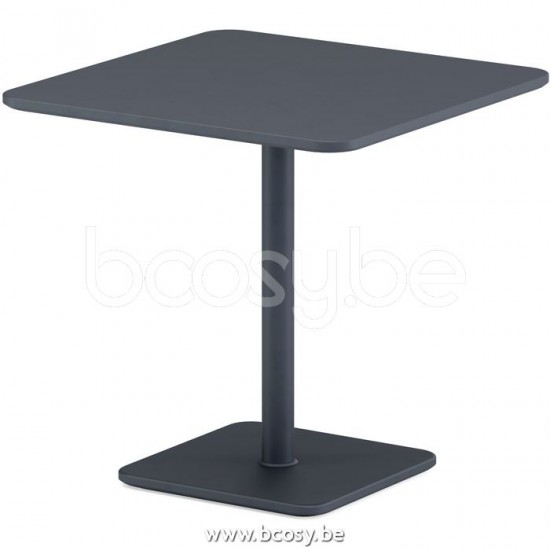Jardinico MANTRA BISTRO Square Garden Outdoor Bistro Table 75x75 Anthracite Powder Coated Aluminium Anthracite.