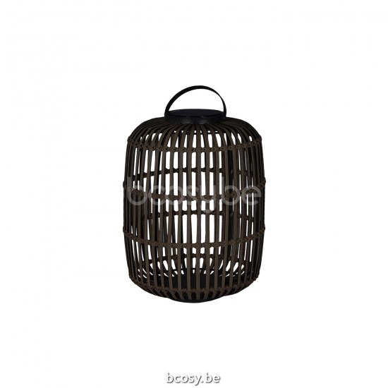  Jardinico NOTO OVAL Oval Led-licht Sonnenschirm Beleuchtung 36H Groß Charcoal - Black Rope.