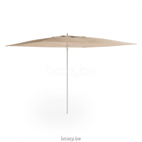Jardinico TULI 240x240 Square Central Pole Centerpost Parasol Umbrella 2,4x2,4 Pole Mast Post Linen Powder Coated Aluminium| Canopy-fabrics Latte Sunbrella.