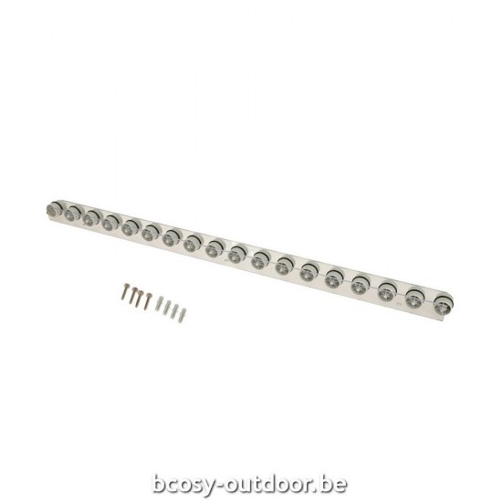 Aquadeck Zwembadafdekking -Zwembadrolluik PC Geleidingsrol 700mm - 18 wieltjes PPG 3009050045.