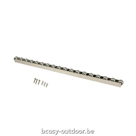 Aquadeck Zwembadafdekking -Zwembadrolluik RVS Geleidingsrol 1000mm - 26 wieltjes PPG 3009050046.