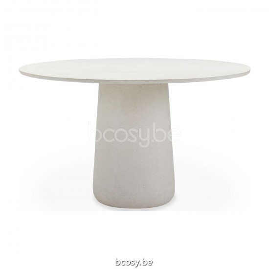 Vincent Sheppard Mistral Tuintafel Rond Gespikkeld cement frame Gespikkeld cement Tafelblad.