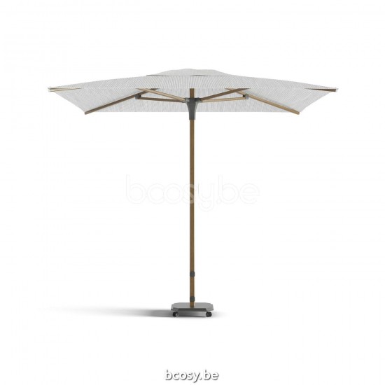 TUUCI OCEAN MASTER CLASSIC ALUMA TEAK 230x230 Centerpost parasol.