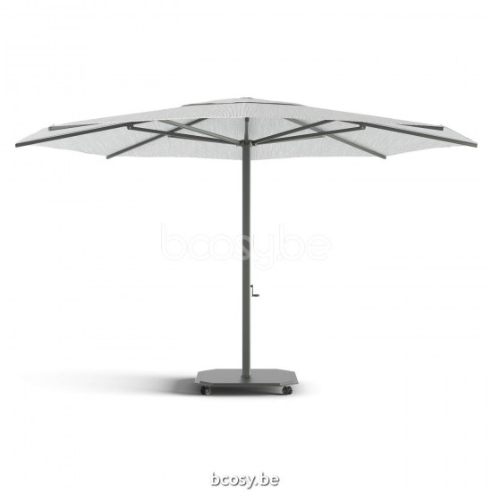 Jardinico JCP203 Ø450 Round Centerpost Parasol Pole Charcoal Canopy Ice Sunbrella Plus Marine.