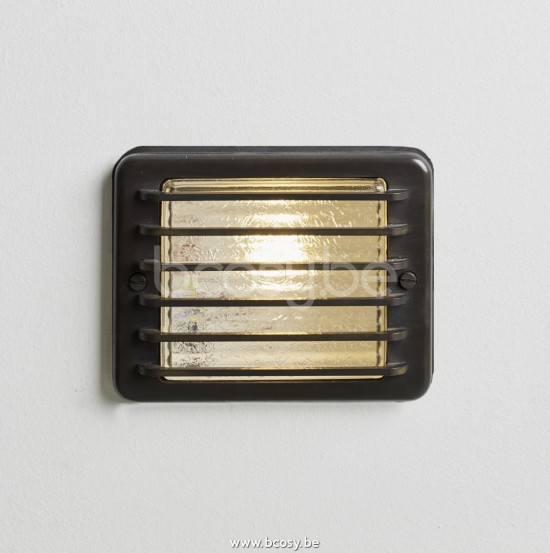 Tekna Nautic Steplight 230V-Led-dark bronze-clear glass.