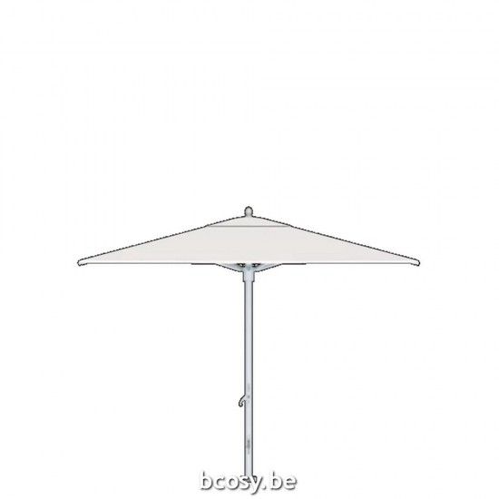 TUUCI Parasols droits à mât central en aluminium.