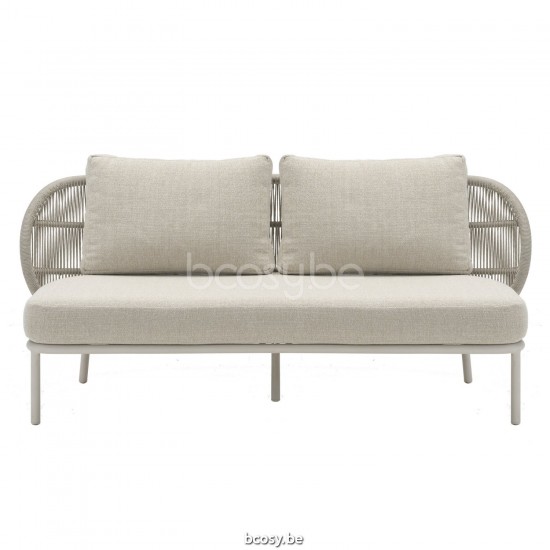 Vincent Sheppard Vincent Sheppard Kodo Deep Sofa Dune White Aluminium frame Dune White Rope Polypropylene.