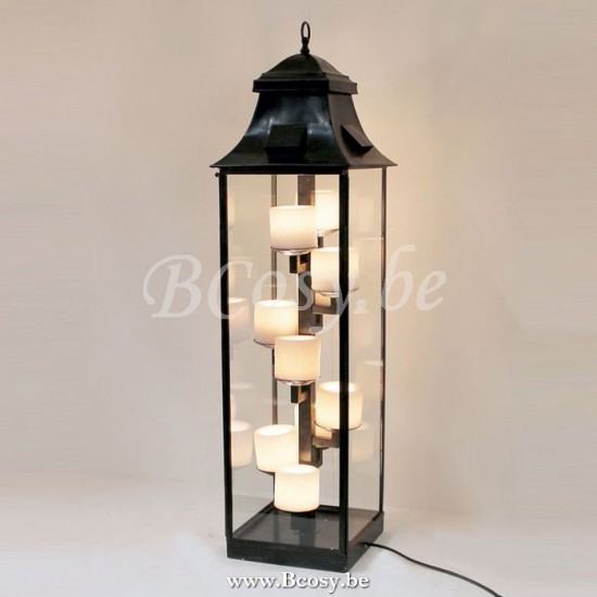 Authentage BGH014GIP Authentage BELLEFEU outdoor floor lamp light Bronze Authentage Outdoor Floor Lights.