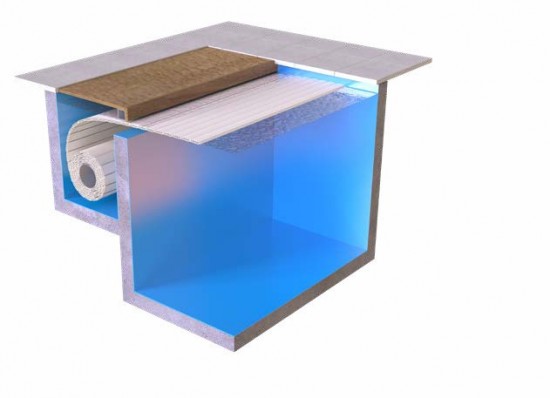 T&A CLASSIC LINE onderwater inbouw oprolsysteem