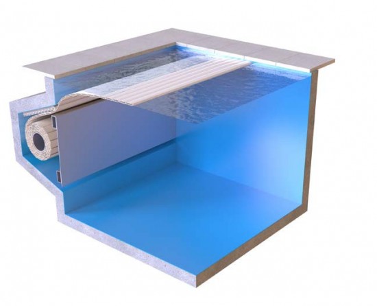 T&A ELEGANT LINE onderwater inbouw oprolsysteem