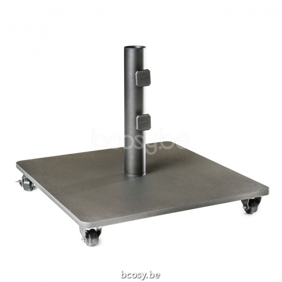 Jardinico ELBA Square Parasol Base Elba Medium 44 Kg Charcoal Steel.