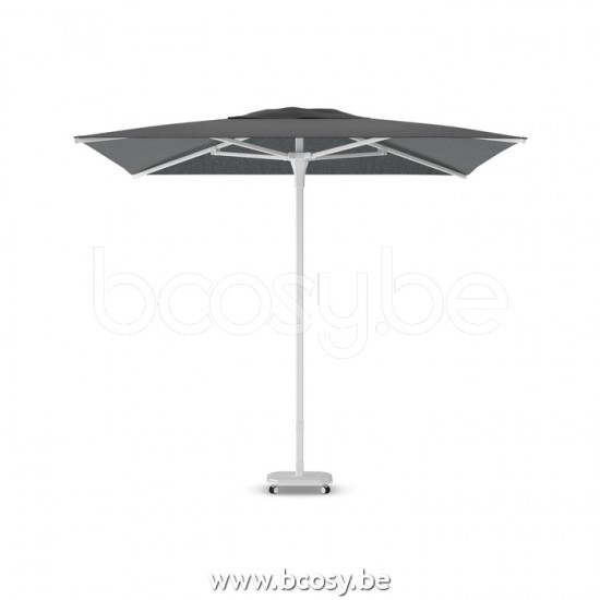 Jardinico JCP102 230x230 Parasol À Mât Central Mât Blanc Toile Onyx Sunbrella Plus Marine.