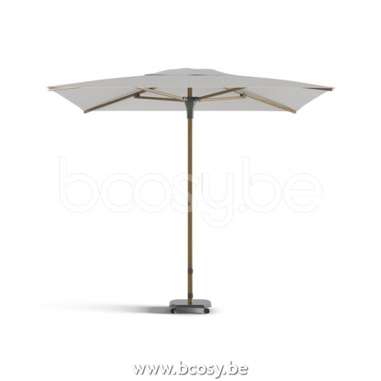 Jardinico JCP102 230x230 Parasol À Mât Central Mât Teck Alu Toile Mooncrest Sunbrella Plus Marine.