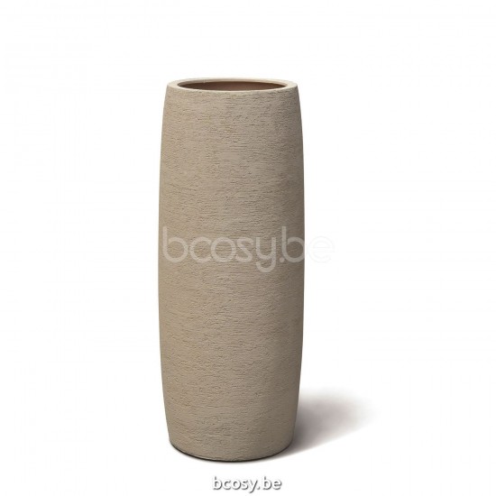  Jardinico TERRA Runder Pflanzentopf Und Blumentopf Für Draußen Ø45x110H Alto Klein Sabbia.