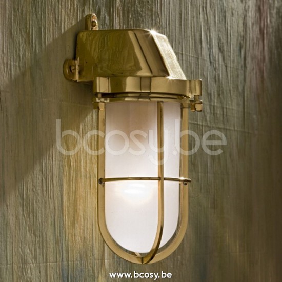 Tekna Nautic ADMIRAL-Messing poliert-mattiertes Glas.