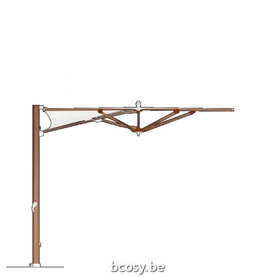 TUUCI Cantilever free pole Aluminium Umbrellas.