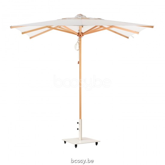 Vincent Sheppard Florence Parasol Eucalyptus Hout frame Sunbrella Solids cat B op aanvraag.