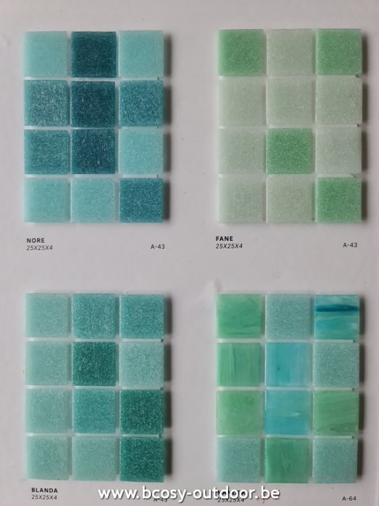 Aquacolor glass spec 25 blanda 25x25x4 4