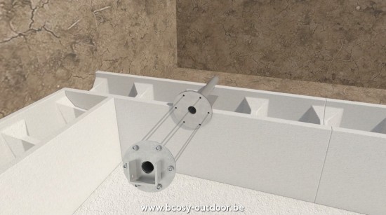 Aquadeck cast in elements 