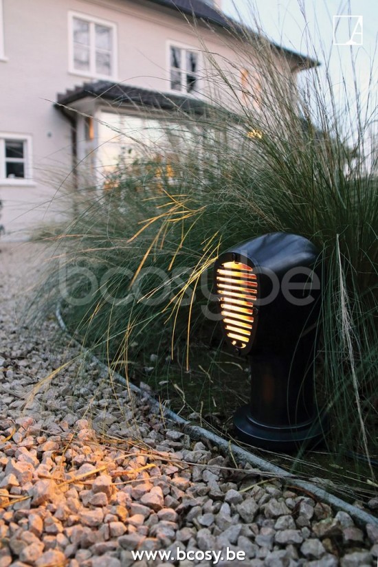 Authentage BED0L11DR Authentage BEAUTIQUE Bollard Post light Bronze Authentage Outdoor Garden Lampposts Lichting.