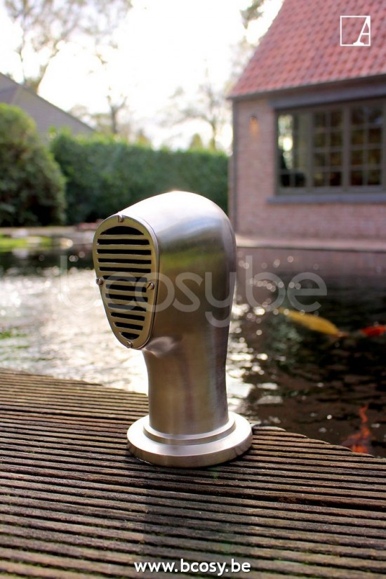 Authentage BED1L11DR BEAUTIQUE Tuinpaal lampverlichting Br. nickel Authentage Outdoor Oprit Buitenverlichting Paallampen Tuinpalen Buitenverlichting.