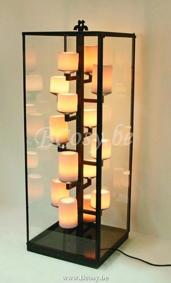 Authentage BVH014GIP Authentage BELLEFEU outdoor floor lamp light Bronze Authentage Outdoor Floor Lights.