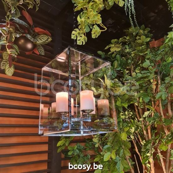 Feluce FEL-105-24-60cm Feluce Lamp met kaarsen lantaarn landelijk LED.