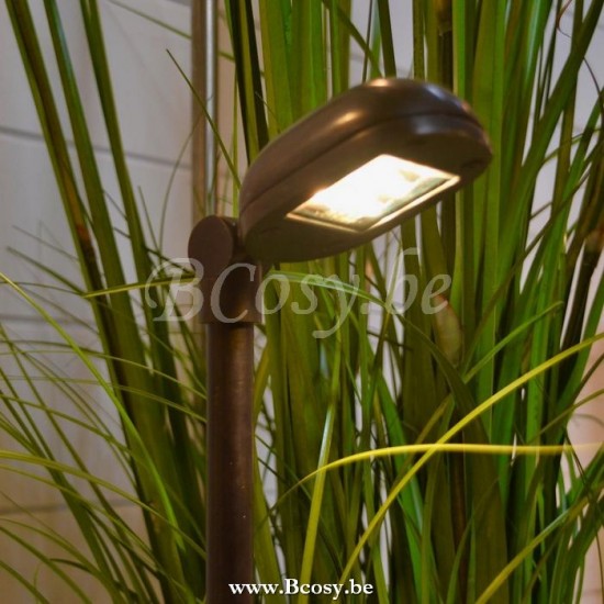 Authentage CHA0L1B75 Authentage CHARMOND Lampadaire balise extérieure Bronze Authentage Armatures Luminaires D'extérieur.