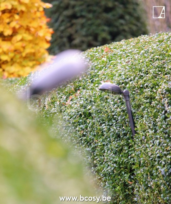 Authentage CHA0L1P51 Authentage CHARMOND Lampadaire balise extérieure Bronze Authentage Armatures Luminaires D'extérieur.