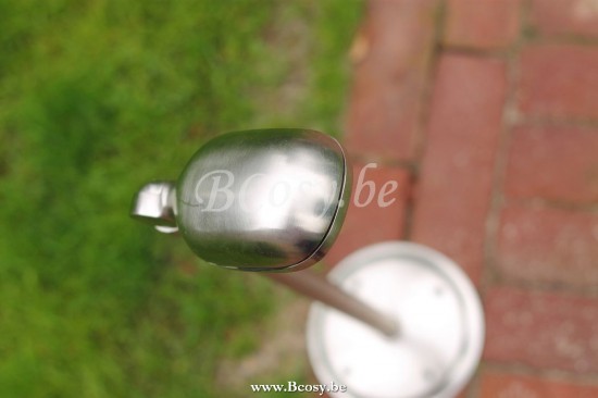 Authentage CHA101B51 Authentage CHARMOND Bollard Post light Br. nickel Authentage Outdoor Garden Lampposts Lichting.