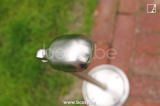 Authentage CHA1L1B51 Authentage CHARMOND Lampadaire balise extérieure Br. nickel Authentage Armatures Luminaires D'extérieur.