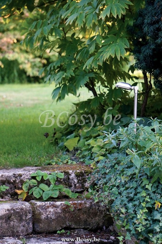 Authentage CHA1L1P51 Authentage CHARMOND Bollard Post light Br. nickel Authentage Outdoor Garden Lampposts Lichting.