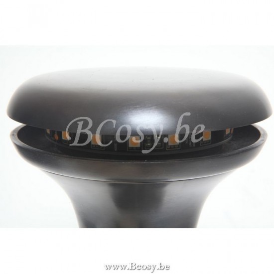 Authentage GAL0010P2 Authentage GALED Lampadaire balise extérieure Bronze Authentage Armatures Luminaires D'extérieur.